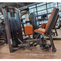 Kırmızı renkli spor salonu ekipmanı yanal yükseltme egzersiz makinesi
